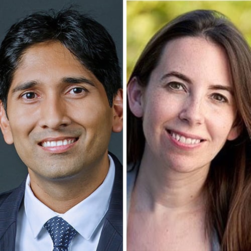 Atul Gupta and Abby Alpert